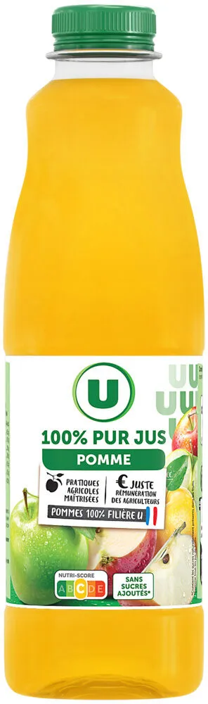 Pur jus de pomme de France filière pet 1l