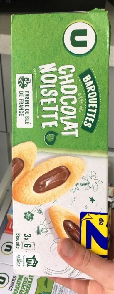 Barquette chocolat noisette