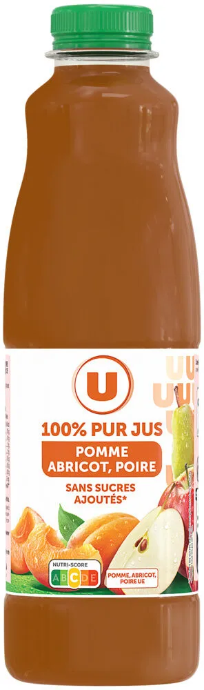 Pur jus pomme abricot poire pet 1 litre