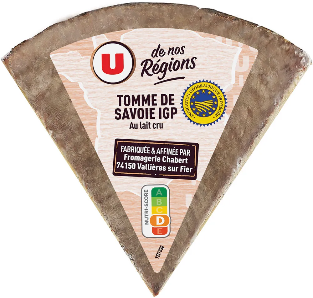 Tomme de Savoie IGP au lait cru entier 30%mg 300g