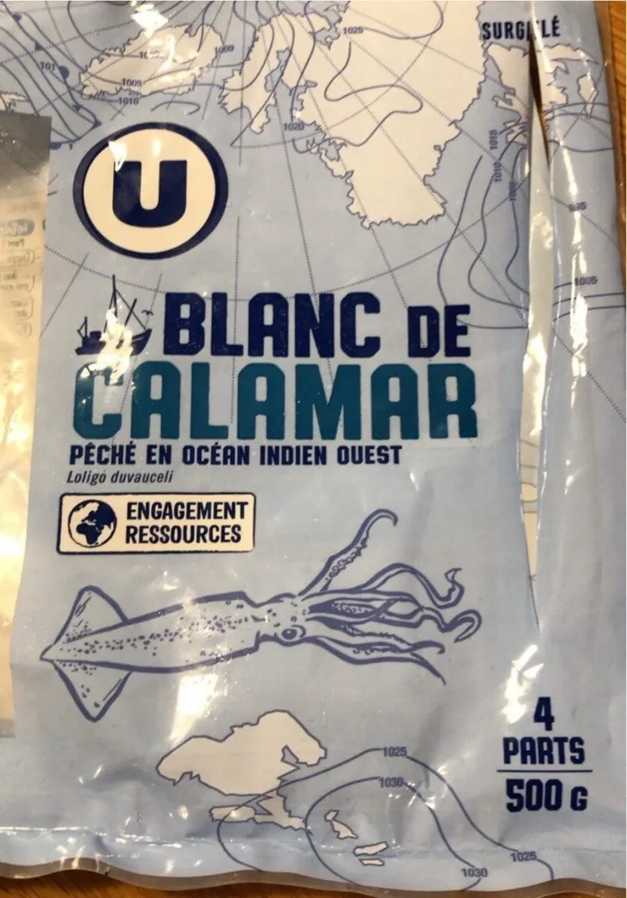 Blancs de calmars 500g