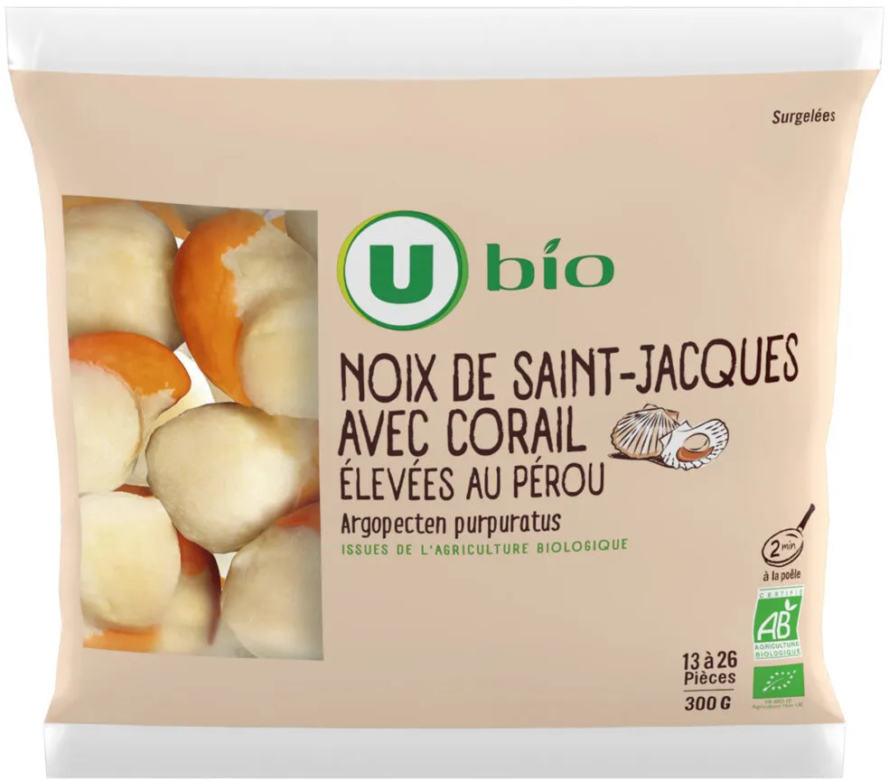 Noix de saint jacques avec corail