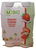 Yaourt à boire bio fraise
