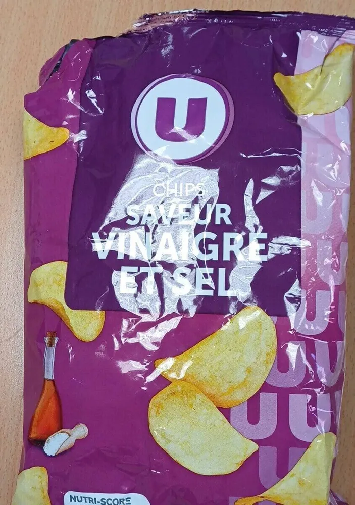 Chips saveur vinaigre et sel
