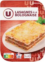 Plat cuisiné individuel Lasagnes à la bolognaise barquette individuelle 300g