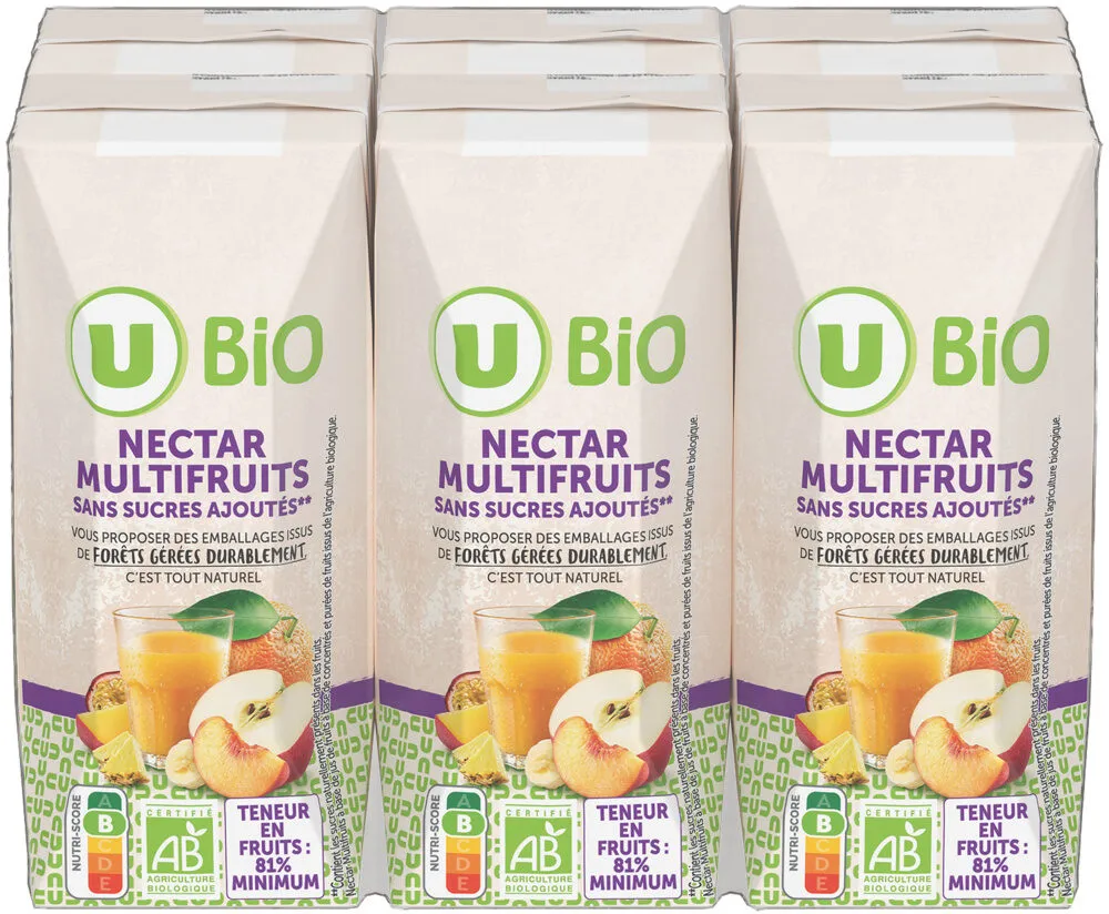 Nectar multifruits briquettes 6x20cl