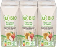 Nectar de pomme sans sucre ajoutés brique 6x20cl
