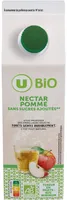 Nectar de pomme sans sucres ajoutés brique 1litre