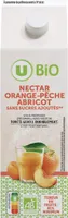 Nectar orange pêche abricot ss sucre ajoutés brique de 1 litre