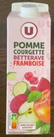 Jus pommes courgettes betterave framboise - brique 1L