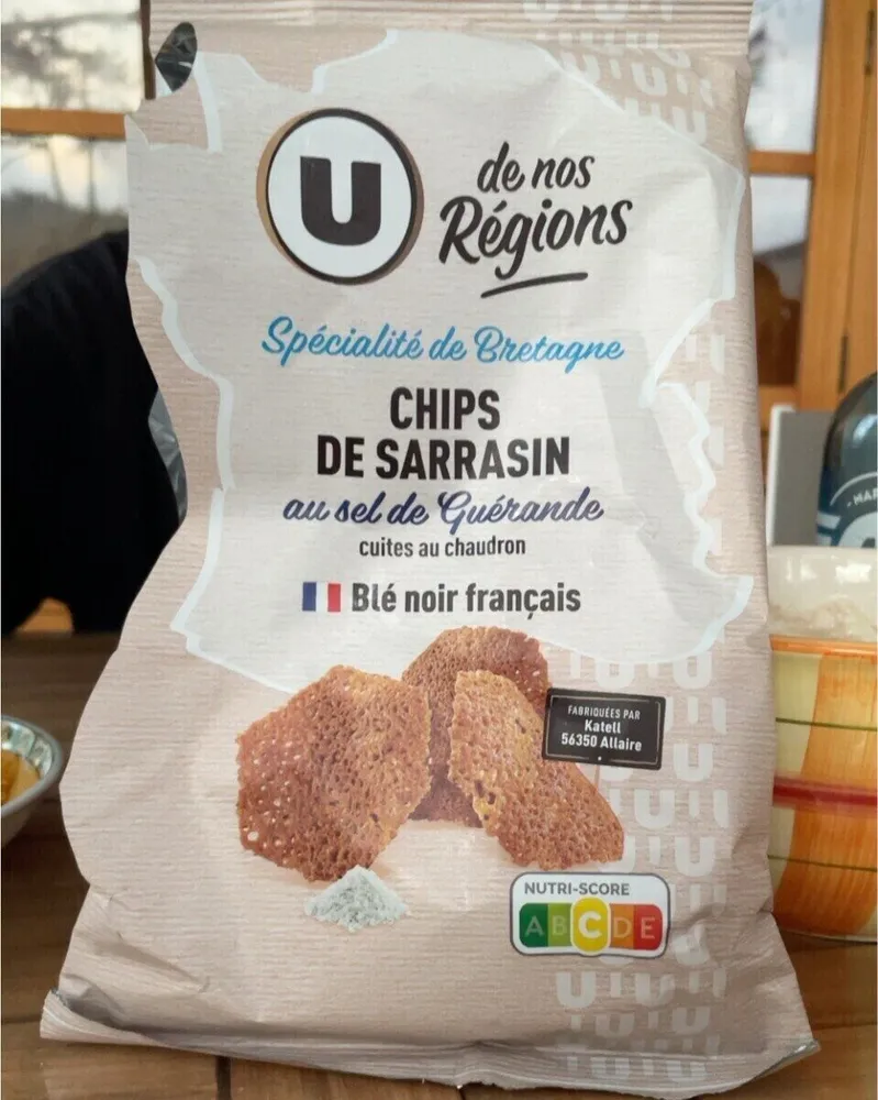 Chips de sarrasin au sel de Guérande 100g