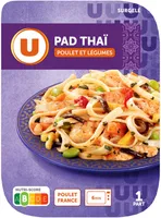 Plat cuisiné individuel Pad thai au poulet et légumes surgelés 300g
