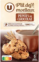 Biscuits Petit Déjeuner moelleux pépites de chocolat 250g