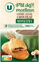 Biscuits Petit Déjeuner saveur chocolat noisettes 250g