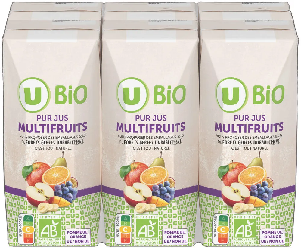 Pur jus multi-fruits briquette 6x20cl