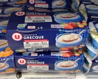 Yaourt à la Grecque sur lit de fraise rhubarbe - 4x150g