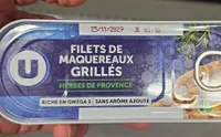 Filets de maquereaux grillés aux plantes aromatiques