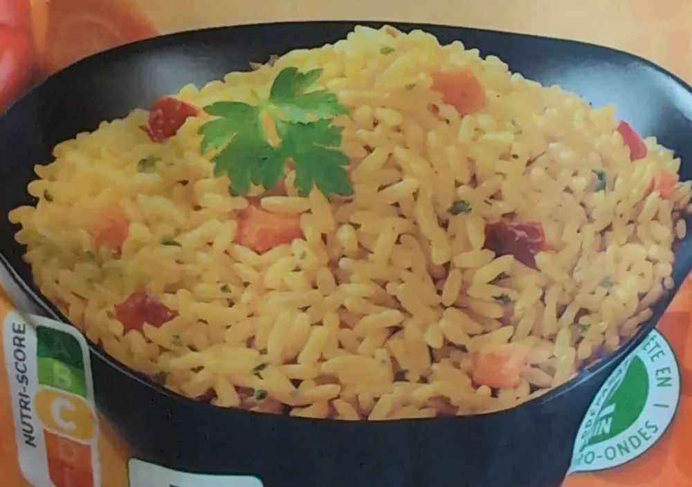 Riz au curry et légumes