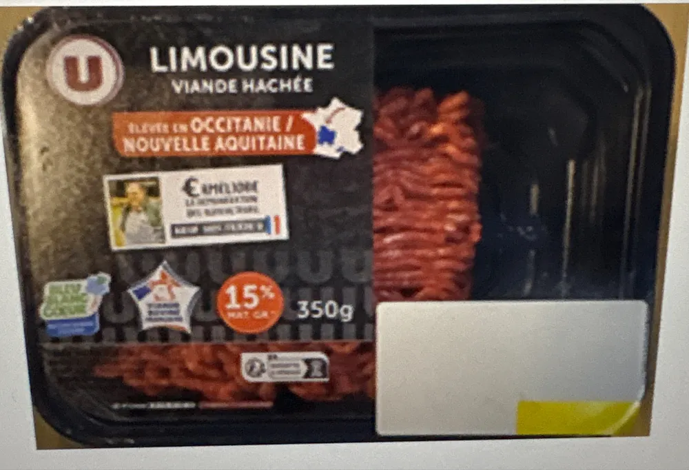 Viande hachée, bœuf