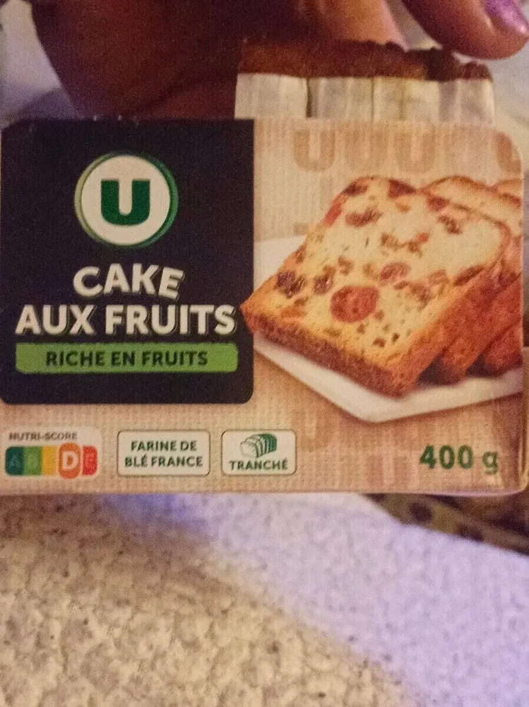 Cake aux fruits prétranché