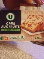 Cake aux fruits prétranché
