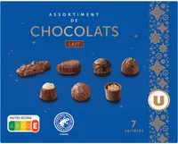 Coffret chocolat lait - 219g