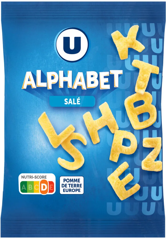 Biscuits apéritifs Snacks alphabets nature