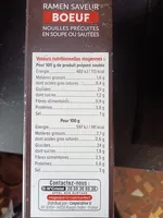Nouilles ramen goût boeuf
