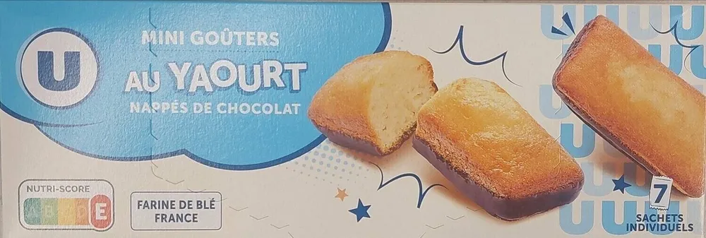 Mini gâteaux au yaourt nappés de chocolat talonne