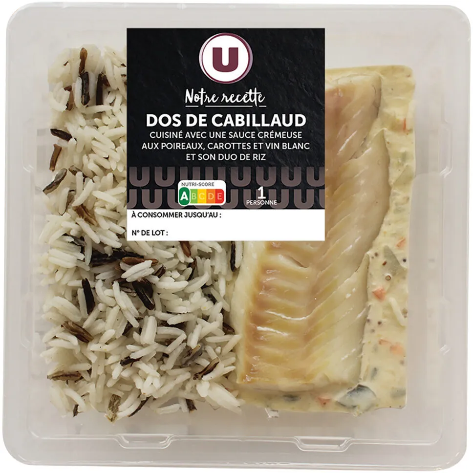 Dos de cabillaud