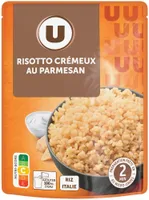 Risotto crémeux au parmesan sachet micro ondable 2' 250g