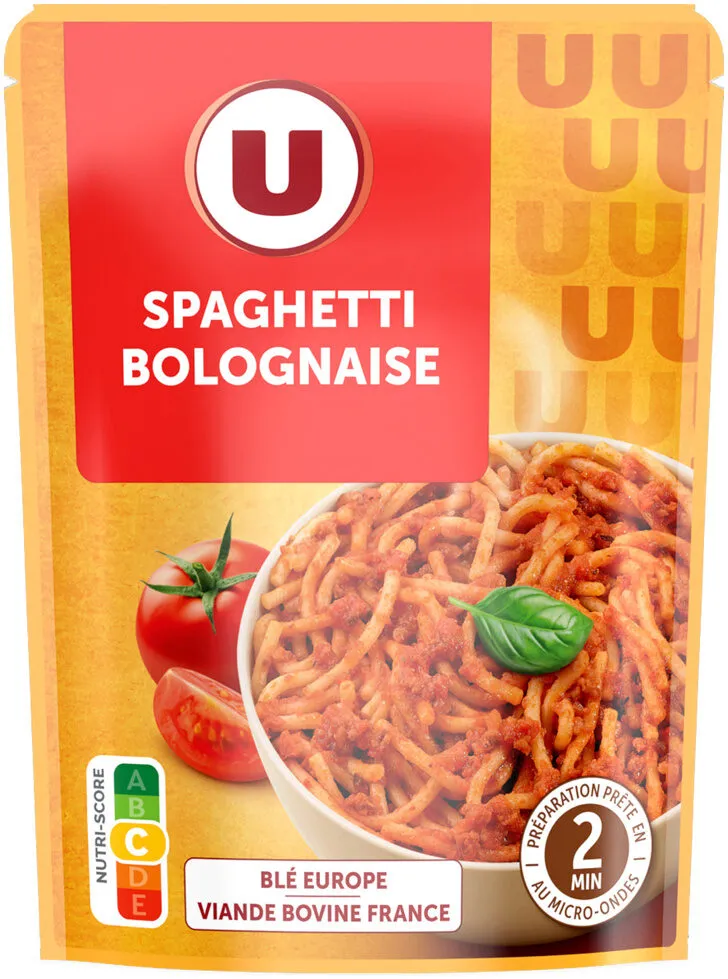 Spaghetti bolognaise micro-ondable 2' doy pack 250g