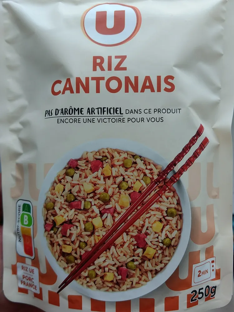 Riz cantonais micro-ondable 2' 250g