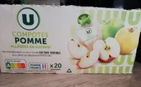Gourdes compote allégée pomme 20x90g