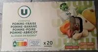 Gourdes allégées pomme/pomme banane/pomme poire/pomme abricot 20x90g