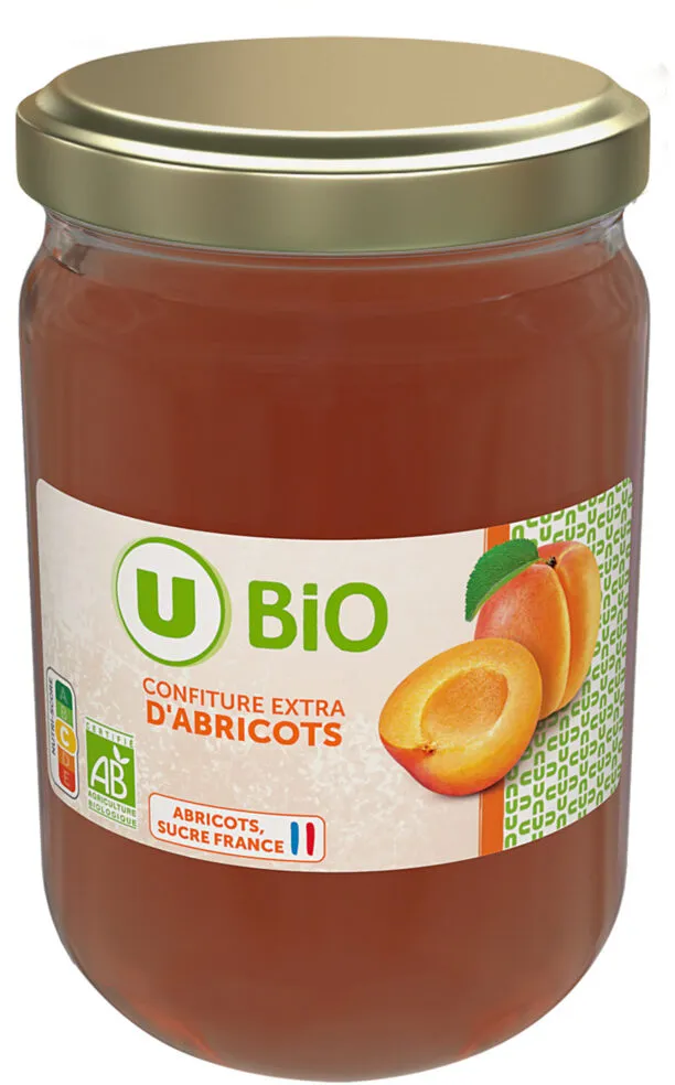 Confiture extra d'abricots pot 280g