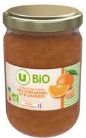 Confiture extra de clémentines et d'orange (fruits, sucre France) pot280g
