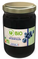Confiture extra de myrtilles pot 280g