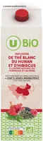 Infusion de thé blanc du hunan et d'hibiscus
