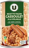 Cassoulet volaille boîte 1/2 420g