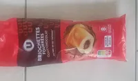 Briochettes fourrées goût Chocolat - x8, 310g