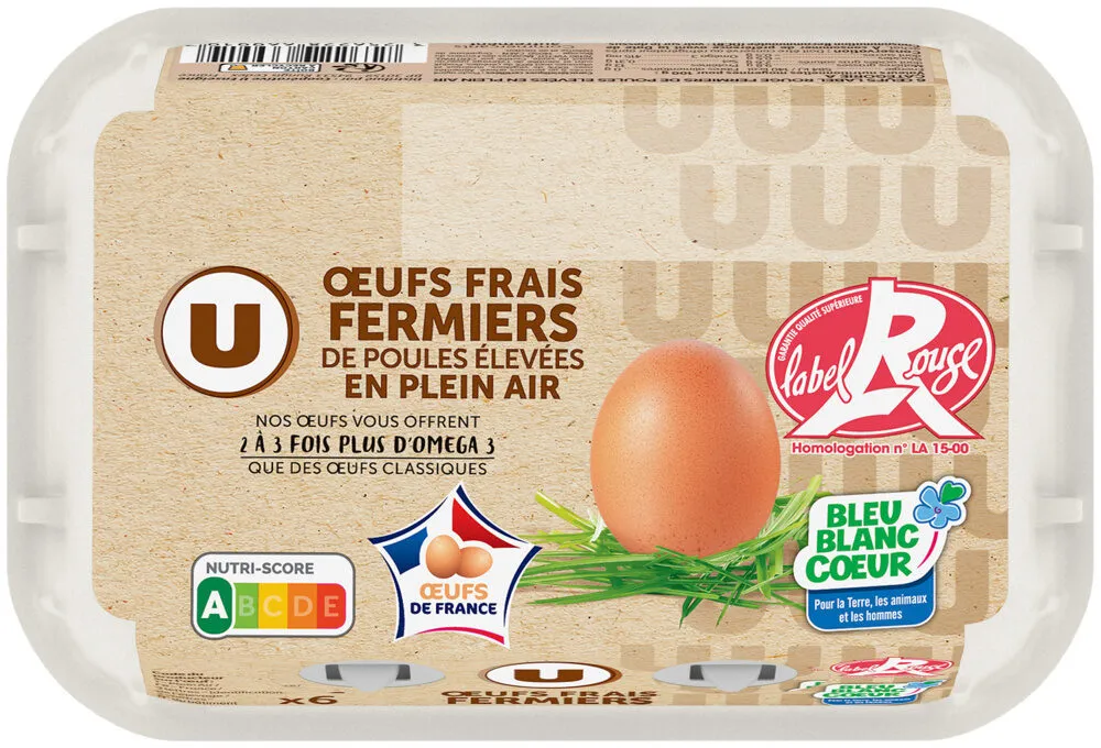 Oeufs frais fermiers