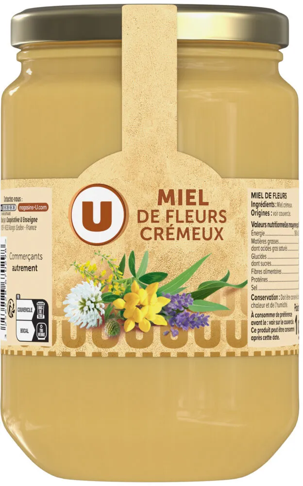Miel de fleurs cremeux 1kg
