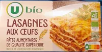 Pâtes à Lasagnes aux oeufs boîte de 500g