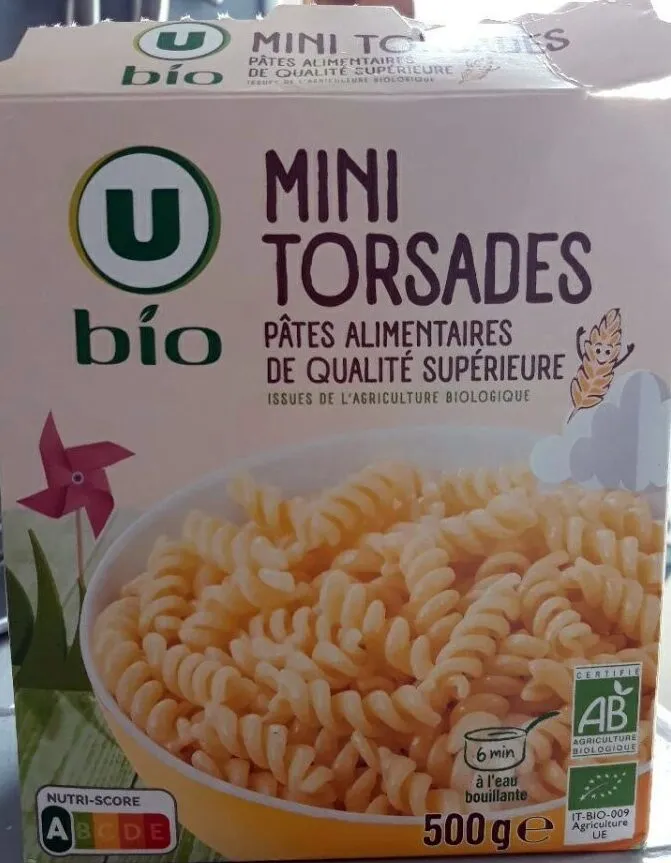 Mini torsades, étui carton de 500g