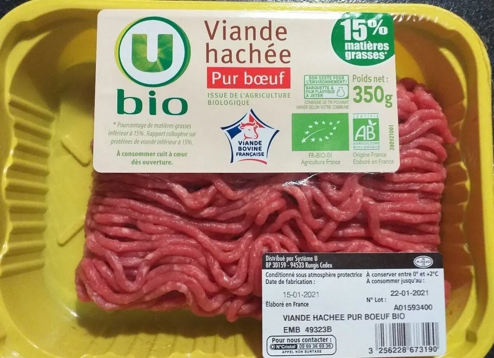 Viande hachée pur boeuf