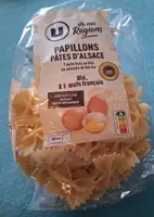 Pâtes Papillons IGP d'Alsace aux oeufs sachet 250g