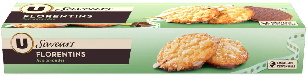 Biscuits florentins chocolat au lait 100g