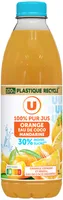 Jus d'orange et mandarine et eau de coco Bouteille 1L