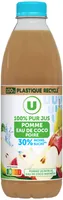 100% pur jus de fruits pomme/eau de coco/poire bouteille de 1L